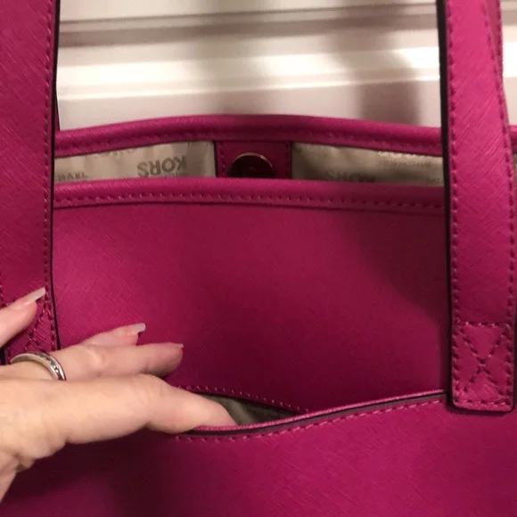 Michael Kors Pink Tote - Picture 3 of 10